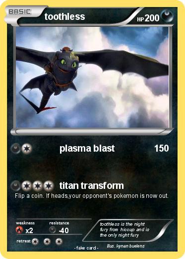 Pokemon toothless