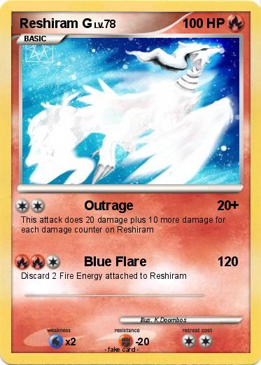 Pokemon Reshiram G
