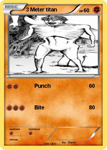 Pokemon 3 Meter titan