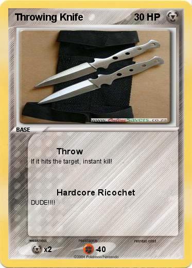 Pokemon Throwing Knife