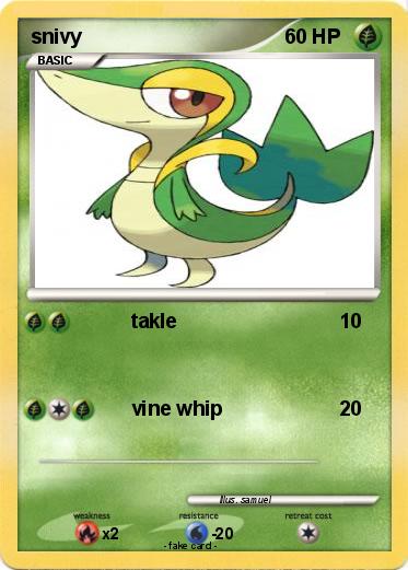 Pokemon snivy