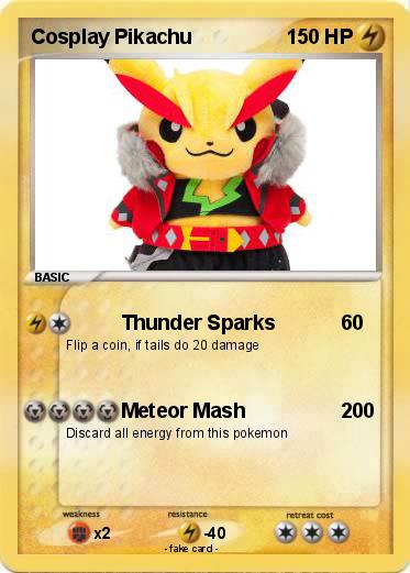 Pokemon Cosplay Pikachu