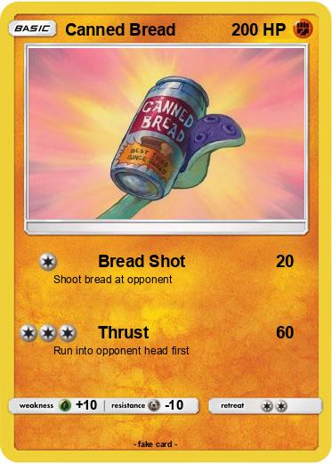 Pokemon Canned Bread