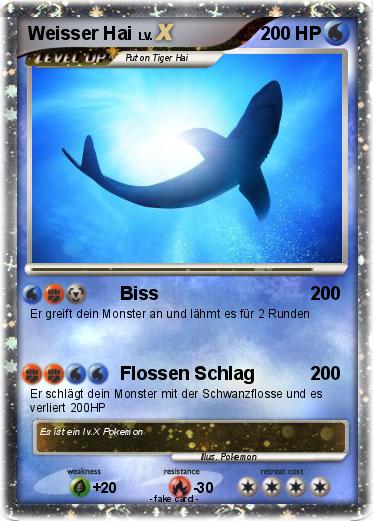 Pokemon Weisser Hai