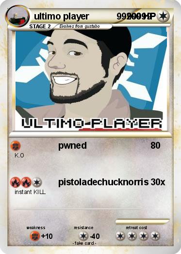 Pokemon ultimo player           9999999