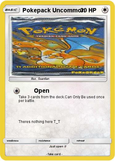Pokemon Pokepack Uncommon