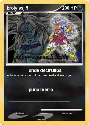 Pokemon broly ssj 5