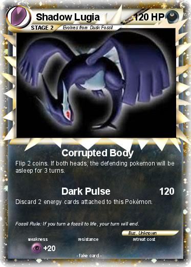 Pokemon Shadow Lugia
