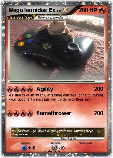 Pokemon Mega leonidas Ex