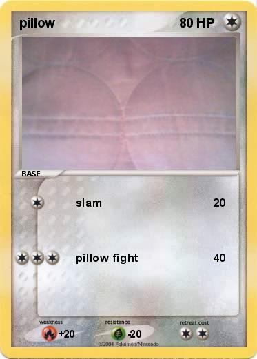 Pokemon pillow