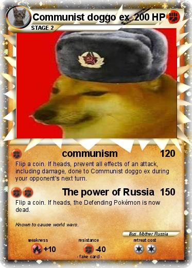 Pokemon Communist doggo ex