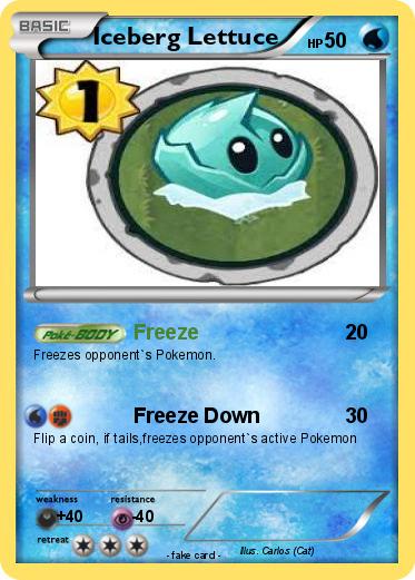 Pokemon Iceberg Lettuce