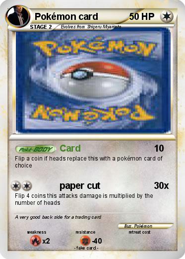 Pokemon Pokémon card