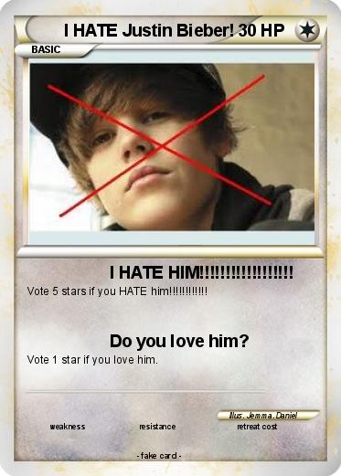 Pokemon I HATE Justin Bieber!
