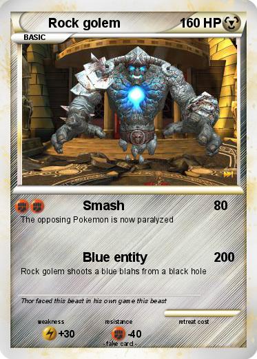 Pokemon Rock golem