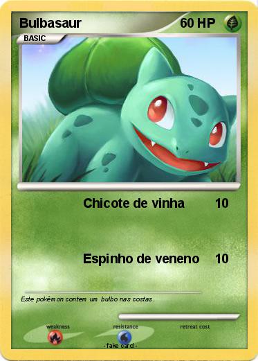 Pokemon Bulbasaur