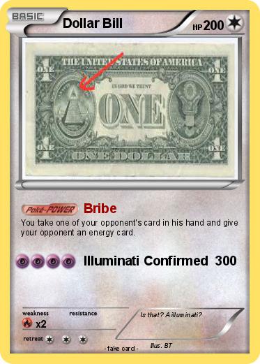 Pokemon Dollar Bill