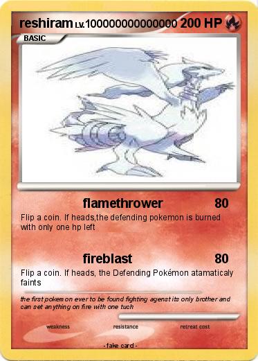 Pokemon reshiram