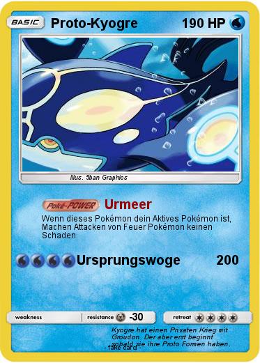 Pokemon Proto-Kyogre