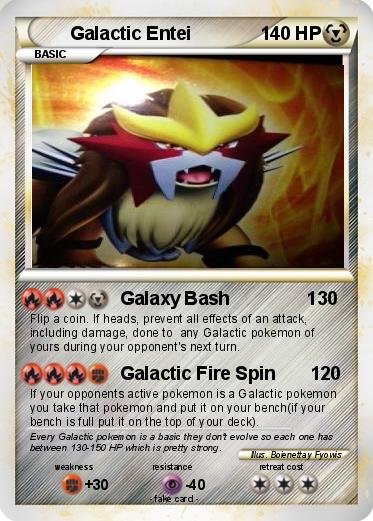 Pokemon Galactic Entei