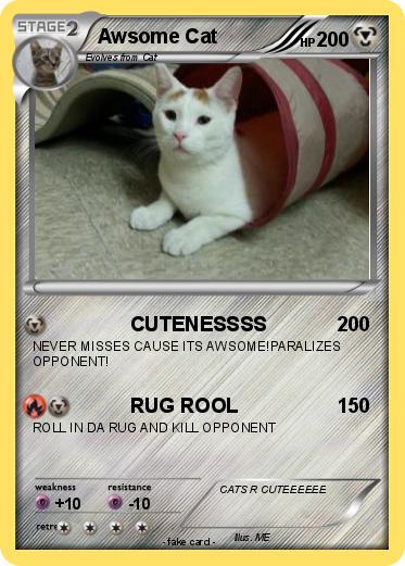 Pokemon Awsome Cat