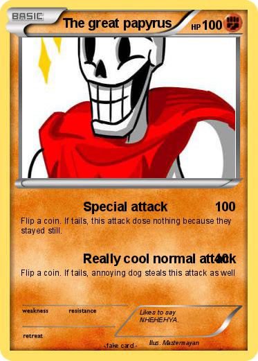 Pokemon The great papyrus