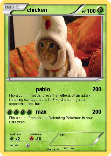 Pokemon chicken