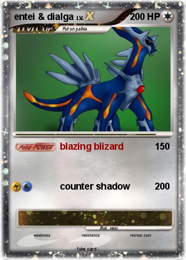 Pokemon entei & dialga