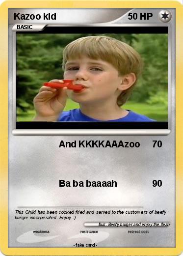 Pokemon Kazoo kid