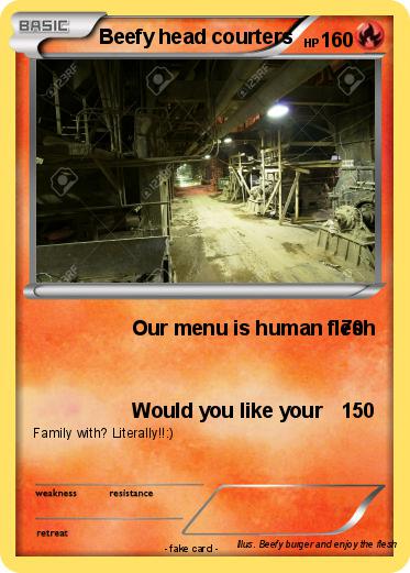 Pokemon Beefy head courters