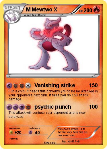 Pokemon M Mewtwo X