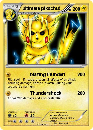 Pokemon ultimate pikachu!