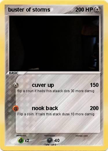 Pokemon buster of storms