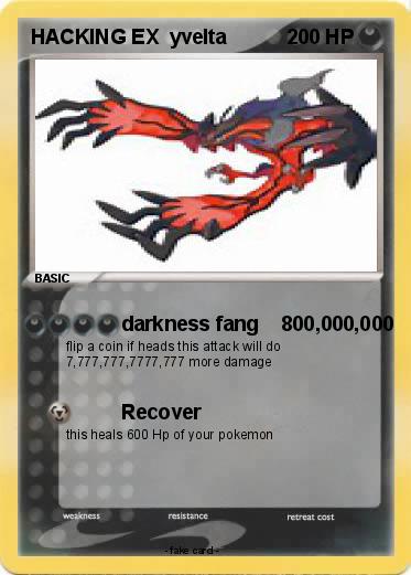 Pokemon HACKING EX  yvelta
