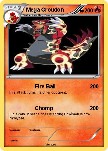 Pokemon Mega Groudon