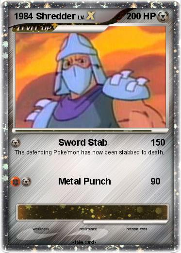 Pokemon 1984 Shredder