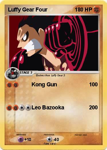 Pokemon Luffy Gear Four