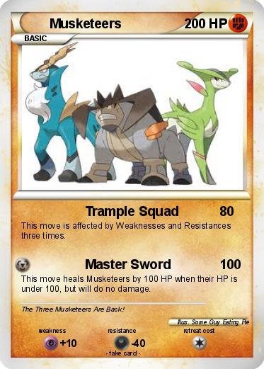 Pokemon Musketeers