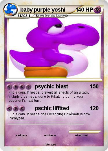 Pokemon baby purple yoshi