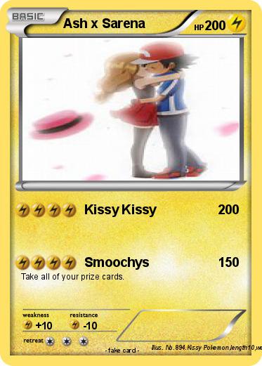 Pokemon Ash x Sarena