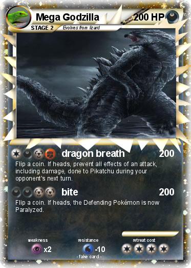 Pokemon Mega Godzilla