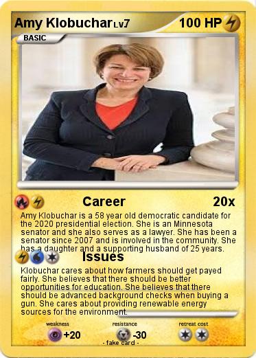 Pokemon Amy Klobuchar