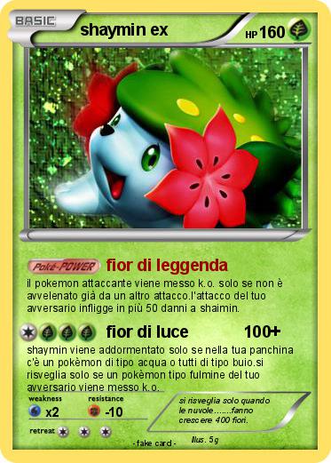 Pokemon shaymin ex