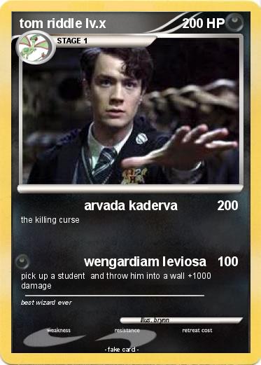 Pokemon tom riddle lv.x