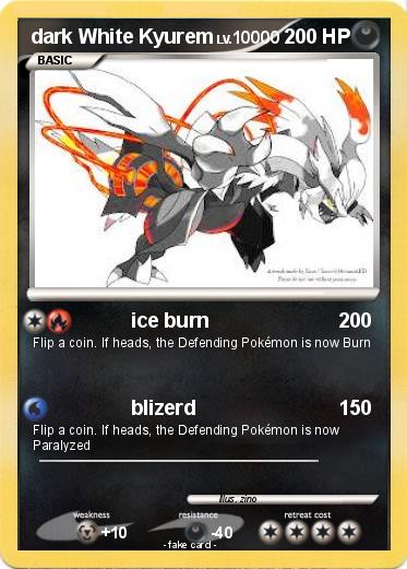 Pokemon dark White Kyurem