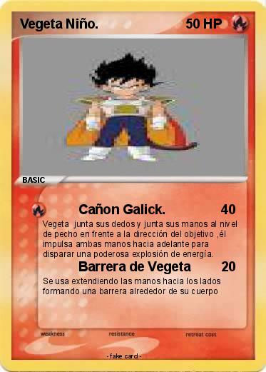 Pokemon Vegeta Niño.
