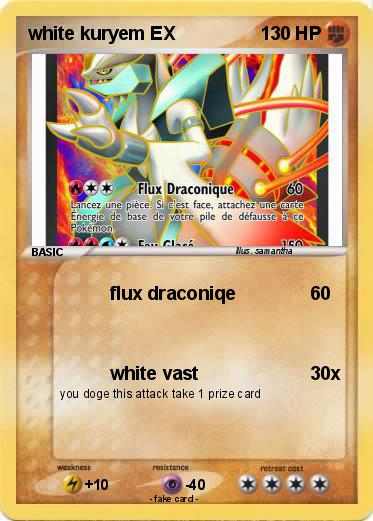 Pokemon white kuryem EX