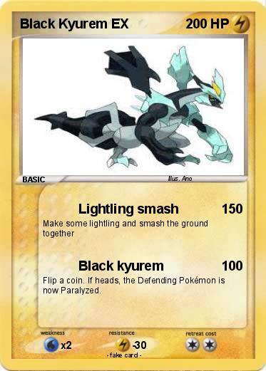 Pokemon Black Kyurem EX