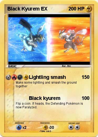 Pokemon Black Kyurem EX
