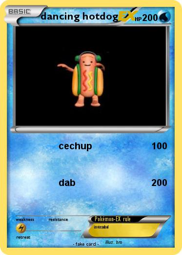 Pokemon dancing hotdog